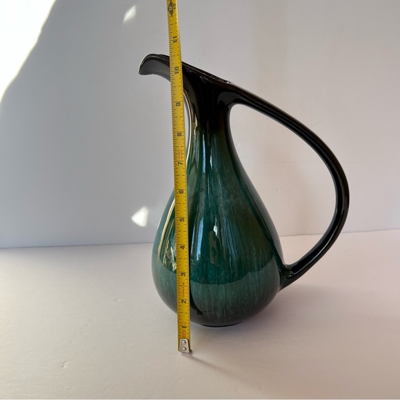 Vintage Drip Glaze Blue Mountain Pottery Pitcher - Picture 6 of 11